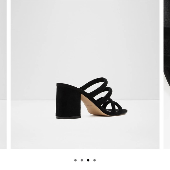 Also black suede strappy mules size 8.5 - Picture 2 of 4